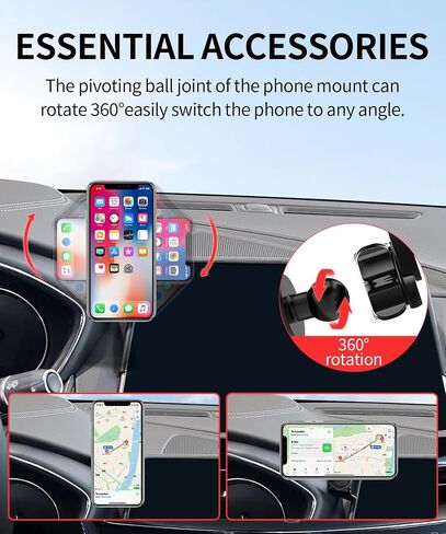MaserWeller Car Phone Holder for Cadillac Lyriq 2023-2025 Accessories/CT5 2025 Accessories/XT4 2024 2025 Accessories 33-Inch Screen Fixed Clip, Phone Mount Compatible with MagSafe, Cell Phone Holder in Saudi Arabia