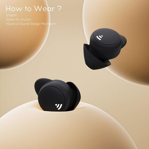 LOBKIN Ear Buds Sleep Headphones Sleep Earbuds for Side Sleepers Wireless Bluetooth 5.3 Mini Invisible Ultra-Light Earphones in Ear Headsets with Mic Noise Blocking Comfortable Fit for Sleep Workout in Saudi Arabia