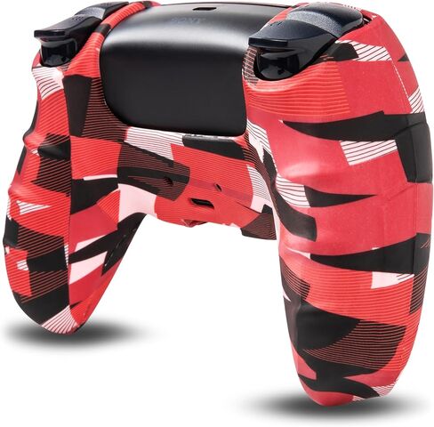 WC GRIPZ - الجلد المضاد للزلزال SILICONE SKINE لـ PLAYSTATION 5 بواسطة الوسائد الشريرة | غطاء واقعي إضافي مع تصميمات أنيقة | يتضمن 2 أغطية الإبهام | 90 أبيض in Kuwait