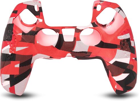 WC GRIPZ - الجلد المضاد للزلزال SILICONE SKINE لـ PLAYSTATION 5 بواسطة الوسائد الشريرة | غطاء واقعي إضافي مع تصميمات أنيقة | يتضمن 2 أغطية الإبهام | 90 أبيض in Kuwait