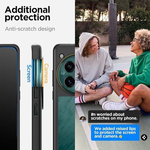 Spigen Ultra Hybrid Designed for Oneplus 13 Case (2025) [Anti - Yellowing] [Military-Grade Protection] - Matte Black in Kuwait