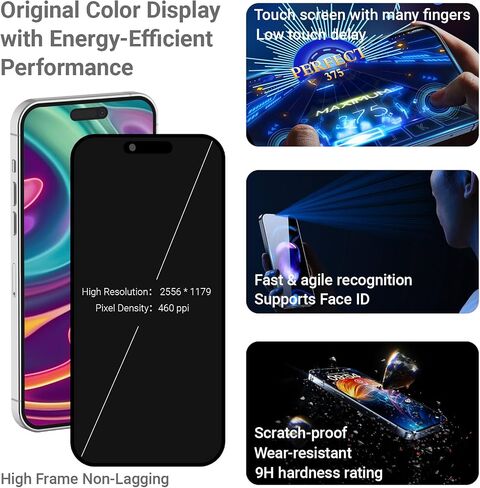 for iPhone 14 Pro Max Screen Replacement 6.7" LCD in-Cell COF Display with 120Hz Promotion, Touch Digitizer Assembly with Repair Tools (A2651, A2893, A2894, A2895, A2896) in Saudi Arabia