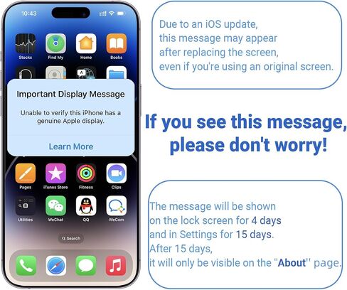 for iPhone 14 Pro Max Screen Replacement 6.7" LCD in-Cell COF Display with 120Hz Promotion, Touch Digitizer Assembly with Repair Tools (A2651, A2893, A2894, A2895, A2896) in Saudi Arabia