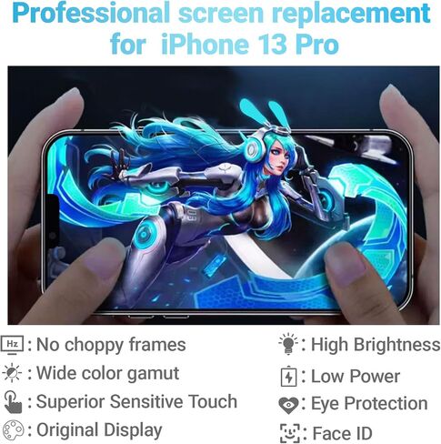 for iPhone 14 Pro Max Screen Replacement 6.7" LCD in-Cell COF Display with 120Hz Promotion, Touch Digitizer Assembly with Repair Tools (A2651, A2893, A2894, A2895, A2896) in Saudi Arabia