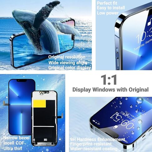 for iPhone 14 Pro Max Screen Replacement 6.7" LCD in-Cell COF Display with 120Hz Promotion, Touch Digitizer Assembly with Repair Tools (A2651, A2893, A2894, A2895, A2896) in Saudi Arabia