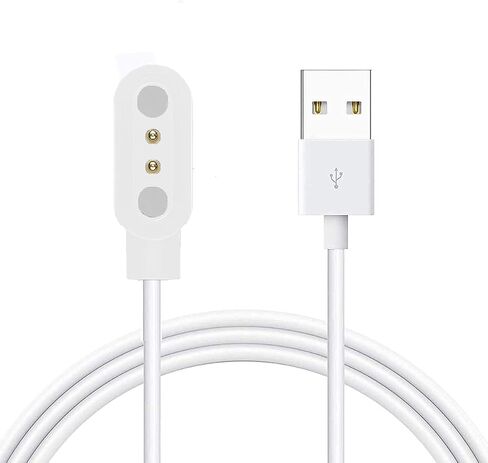 Compatible with Anyloop ALK1 Smart Watch Charger, Magnetic Replacement Charger Compatible for Anyloop K1, ALK1 1.5 Inches Smart Watch (2 Pack-Black+White) in Saudi Arabia