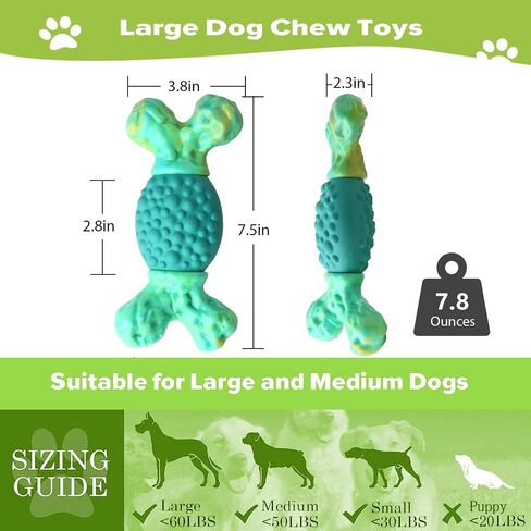 Rensh 3-Pack Tough Dog Toys for Aggressive Chewers Hard Nylon (25-80LBS) in Saudi Arabia