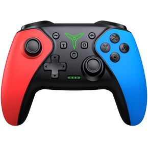 Versatile Switch Controllers for Nintendo Switch/Lite/OLED, Multi-Platform Wireless Switch Controller with Android/iOS/Windows PC, Switch Pro Controller Features LED, Motion, Vibration, Turbo, Wake-Up
