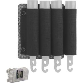 Molle Glow Stick Pouch Organizer Sleeve, Tactical Chem Light Stick Holder Storage Pouch for Tactical Vest Plate Carrier