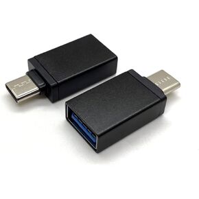 USB C to USB Adapter 2 Pack - USB C Male to USB3 Female - Compatible with iMac iPad Mini 6/Pro MacBook Air 2022, 2023 and Other Type C or Thunderbolt 2 pc Silver