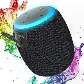 GearIT Portable Bluetooth Speaker Wireless with 15W Loud Sound - IPX6 Water-Resistant Speakers - Fast Connect 5.3 Bluetooth, AUX, and TWS Pairing - Perfect for Gift/Home/Outdoor/Party