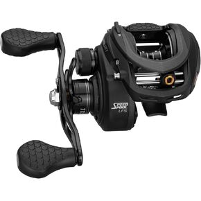 Lew's SuperDuty LFS Baitcast Fishing Reel, Right-Hand Retrieve, 6.8:1 Gear Ratio, 11 Bearing System with Stainless Steel Double Shielded Ball Bearings