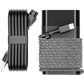 65W USB C Laptop Charger Replacement for HP Spectre, Envy, Chromebook, Elitebook, Pavilion, Elite Type C Power Cord Ac Adapter