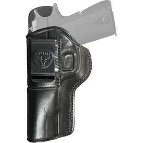 Cardini Leather Premium IWB Leather Holster | 1911 Holster, Fits Browning Hi Power, Colt 1911 5", Kimber 1911 5", Sig Sauer P210, Ruger SR1911, Taurus 1911, Springfield 1911, Other 1911 5" Pistols