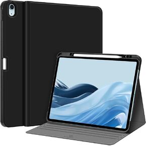 Fintie Magnetic Case for iPad Air 13-inch (M2) 2024 - [Built-in Pencil Holder] Multiple Angles Viewing Hard Shell Smart Stand Cover, Auto Sleep/Wake, Lilac Marble
