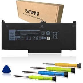 WDX0R Laptop Battery for Dell Inspiron 13 15 5000 7000 Series 5570 7579 7378 5567 7573 5565 5379 5378 Latitude 3490 3590 3340 3400 3390 3500 3190 Vostro 5468 5568 P69G 3CRH3 11.4V 42Wh