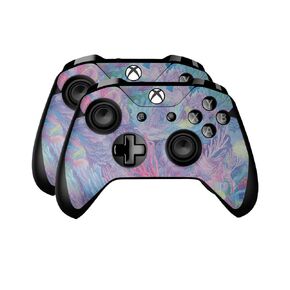 Glossy Glitter Skin Compatible with Microsoft Xbox One Controller (2 Pack) - Seaweed - Premium 3M Vinyl Protective Wrap Decal Cover - Easy to Apply | Crafted in The USA by MightySkins