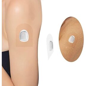 GTAGKOMMEN Omnipod Adhesive Patches, 40 Pack Waterproof & Transparent Adhesive Tape, Long-Lasting up to 10 Days, Easy Application & Removal