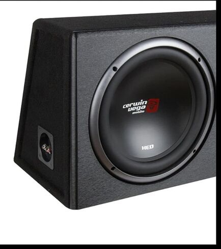 Cerwin-Vega Mobile Cerxe10SV Xed Series XE10SV SNOPWOOFER بحجم 10 بوصة في حاوية محملة ، أسود in Kuwait