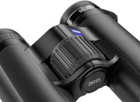 زيس مناظير اس اف ال 10×30 خفيفة الوزن وصغيرة الحجم ومقاومة للماء من الزجاج المطلي عالي الدقة لمشاهدة الطيور والصيد لمراقبة الحياة البرية والضوء المنخفض مع سمارت فوكس، اسود in Kuwait