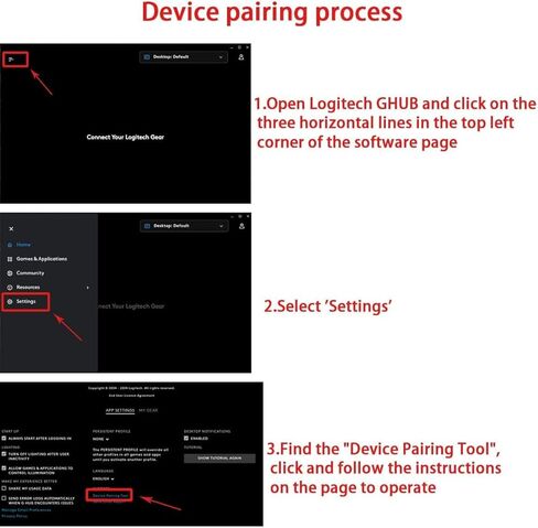 New USB Dongle Mouse Receiver Adapter Replacement for Logitech G502X / G502X Plus Lightspeed Wireless Gaming Mouse in Kuwait
