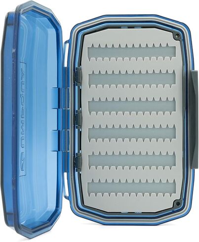 UMPQUA UPG Silicone WP Essential Medium Fly Box - Lightweight Versatile Medium-Sized Waterproof Dustproof Quick-Loading Fly Storage Case - Fly Fishing Tackle Organizer - Hot Green in Saudi Arabia
