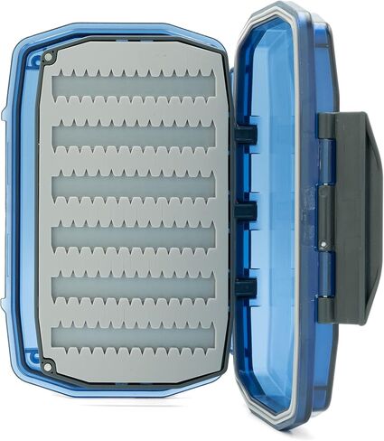 UMPQUA UPG Silicone WP Essential Medium Fly Box - Lightweight Versatile Medium-Sized Waterproof Dustproof Quick-Loading Fly Storage Case - Fly Fishing Tackle Organizer - Hot Green in Saudi Arabia