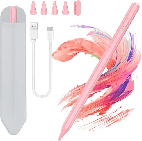 Pens Pen for iPad 2018-2023 مع رفض النخيل ، 30 دقيقة شحن سريع ، iPad Pencil for iPad Pro 11/12.9in ، iPad Air 3/4/5 ، iPad Mini 5/6th ، iPad 6/7/8/9/10 in Kuwait