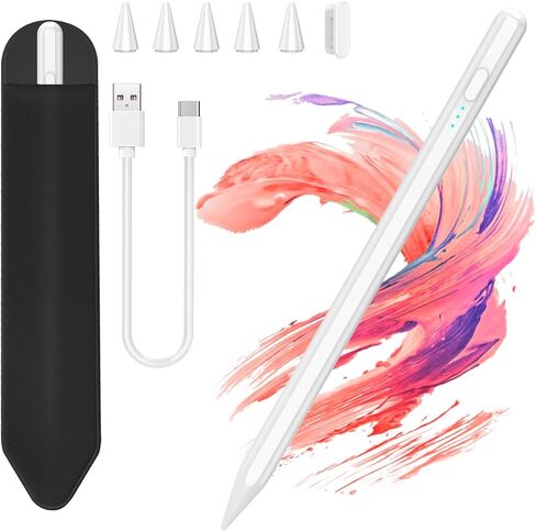 Pens Pen for iPad 2018-2023 مع رفض النخيل ، 30 دقيقة شحن سريع ، iPad Pencil for iPad Pro 11/12.9in ، iPad Air 3/4/5 ، iPad Mini 5/6th ، iPad 6/7/8/9/10 in Kuwait