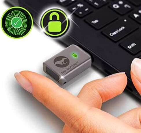 Kanguru Defender Bio-Elite30 – 16 GB Hardware Encrypted USB Flash Drive – Fingerprint - SuperSpeed USB 3.0 in Saudi Arabia