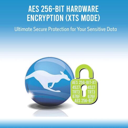 Kanguru Defender Bio-Elite30 – 16 GB Hardware Encrypted USB Flash Drive – Fingerprint - SuperSpeed USB 3.0 in Saudi Arabia