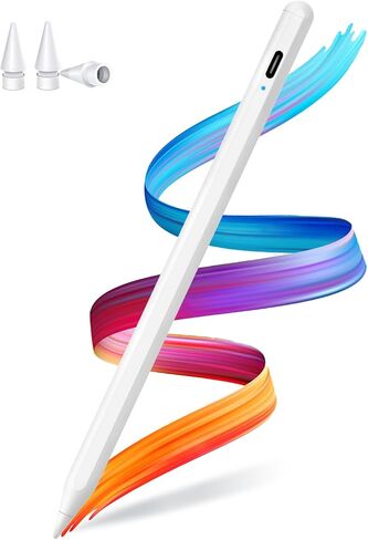 Stylus Pen for iPad 9th &10th Generation, Fast Charge iPad Pencil with Palm Rejection Tilt Sensitivity for 2018-2024 Apple iPad Pro 11/12.9/13 M4, iPad Mini 5/6th, iPad 10/9/8/7/6th, iPad Air 3/4/5/M2 in Saudi Arabia