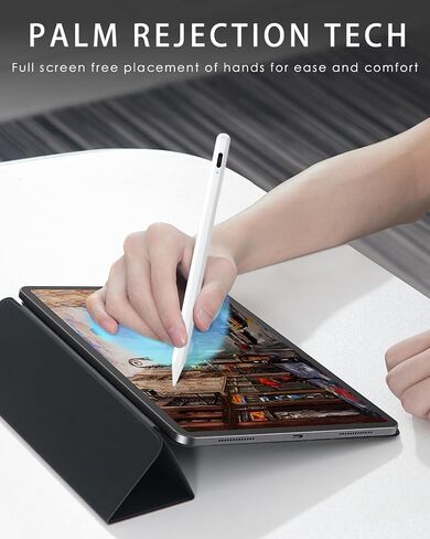 Stylus Pen for iPad 9th &10th Generation, Fast Charge iPad Pencil with Palm Rejection Tilt Sensitivity for 2018-2024 Apple iPad Pro 11/12.9/13 M4, iPad Mini 5/6th, iPad 10/9/8/7/6th, iPad Air 3/4/5/M2 in Saudi Arabia