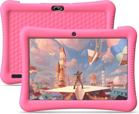 Kids Tablet 10 in Android 13 Tablet for Kids Toddler Tablet Childrens Tablet Age 3-12 Quad Core 3GB RAM 32GB ROM with Parental Control, Pre-installed Kids Educational APP,HD Screen,Dual Camera in Kuwait