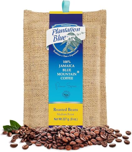 Plantation Blue 100% Blue Mountain Coffee Medium Roast Whole Beans from Jamaica (8oz) in Saudi Arabia
