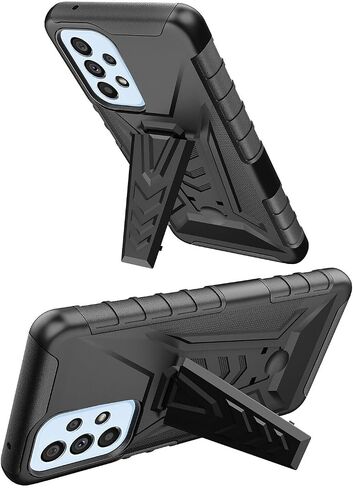for Samsung Galaxy A23 5G (SM-A236) - Shockproof Clear Phone Case - ACT Black in Saudi Arabia