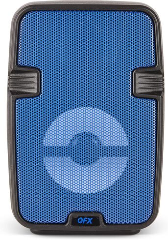 QFX BT-60-BK 4" Bluetooth Speaker with LED Lights - Black in Saudi Arabia
