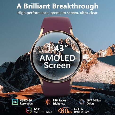 Smart Watch Health Fitness Tracker with 24/7 Heart Rate, Stress, Blood Oxygen Sleep Monitor, 100+ Sports Modes, Step Calorie Counter Pedometer IP68 Waterproof for Android and iPhone Women Men, White in Kuwait