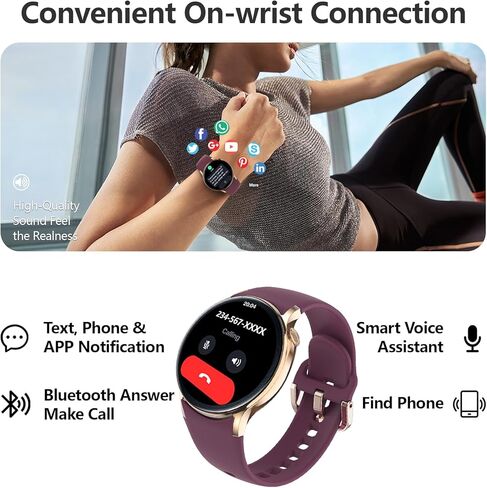 Smart Watch Health Fitness Tracker with 24/7 Heart Rate, Stress, Blood Oxygen Sleep Monitor, 100+ Sports Modes, Step Calorie Counter Pedometer IP68 Waterproof for Android and iPhone Women Men, White in Kuwait