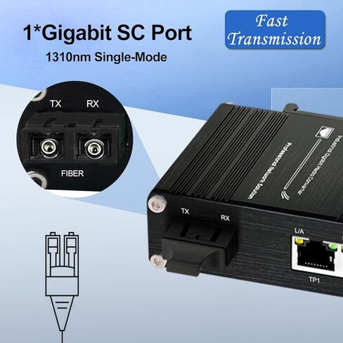 MINI Industrial 1.25G SFP Fiber to Ethernet Media Converter يدعم تثبيت DIN-Reail ، 1x 100/1000Base-X SFP فتحات 2x 10/100/1000BASE-T RJ45 GIGABIT 2 مفتاح ألياف المنفذ ، 12 ~ 48V مدخلات الطاقة in Kuwait