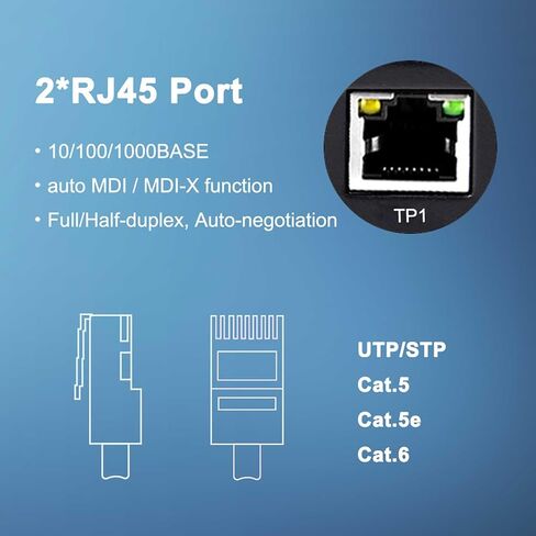 MINI Industrial 1.25G SFP Fiber to Ethernet Media Converter يدعم تثبيت DIN-Reail ، 1x 100/1000Base-X SFP فتحات 2x 10/100/1000BASE-T RJ45 GIGABIT 2 مفتاح ألياف المنفذ ، 12 ~ 48V مدخلات الطاقة in Kuwait