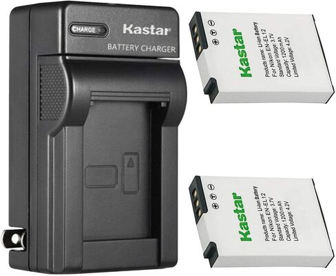 Kastar 1-Pack Battery and AC Wall Charger Replacement for Nikon Coolpix S1000pj, S1100pj, S1200pj, S6000, S6100, S6150, S6200, S6300 Cameras in Saudi Arabia