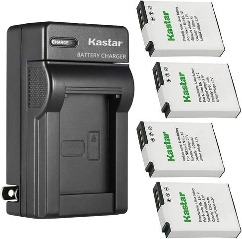Kastar 1-Pack Battery and AC Wall Charger Replacement for Nikon Coolpix S1000pj, S1100pj, S1200pj, S6000, S6100, S6150, S6200, S6300 Cameras in Saudi Arabia