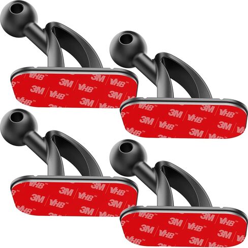 SkyTian 17mm Ball Mount Base, 3 Pack Car Mount Adhesive Replacement for Magnetic Car Phone Holder, Dashboard Sticky Mount Dash Sticker VHB Tape, Black in Kuwait