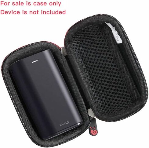 قضية سفر هيرميتشيل لـ Iwalk Portable Charger 9000MAH Bank Ultra-Compact Power (Pink) in Saudi Arabia