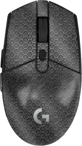 Carbon Fiber Mouse Skin Compatible with Logitech G305 Lightspeed - Teal Marble - Premium 3M Vinyl Protective Wrap Decal Cover - Easy to Apply | Crafted in The USA by MightySkins in Saudi Arabia