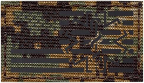 mult1cam Infrared IR USA American Flag EMS Skull Medic Paramedic 3.5x2 Tactical Morale Fastener Patch in Kuwait