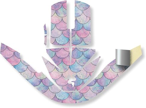 Mouse Skin Compatible with Razer Viper V3 Pro - Mermaid Scales - Premium 3M Vinyl Protective Wrap Decal Cover - Easy to Apply | Crafted in The USA by MightySkins in Saudi Arabia