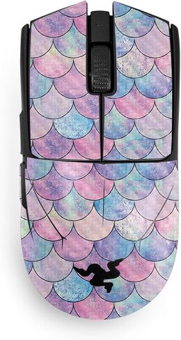 Mouse Skin Compatible with Razer Viper V3 Pro - Mermaid Scales - Premium 3M Vinyl Protective Wrap Decal Cover - Easy to Apply | Crafted in The USA by MightySkins in Saudi Arabia