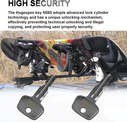 Key for Thule Key Replacement,for Roof Racks, Carriers, Crossbars Key etc,(Codes N081) in Saudi Arabia